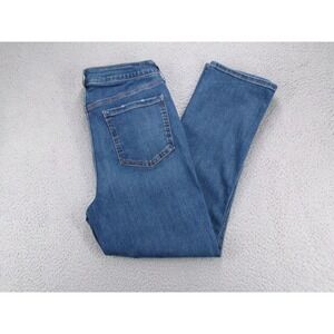 CHICOS Jeans Size 10 (1.5R) Straight‎ Leg Ankle DefineMe Stretch Denim